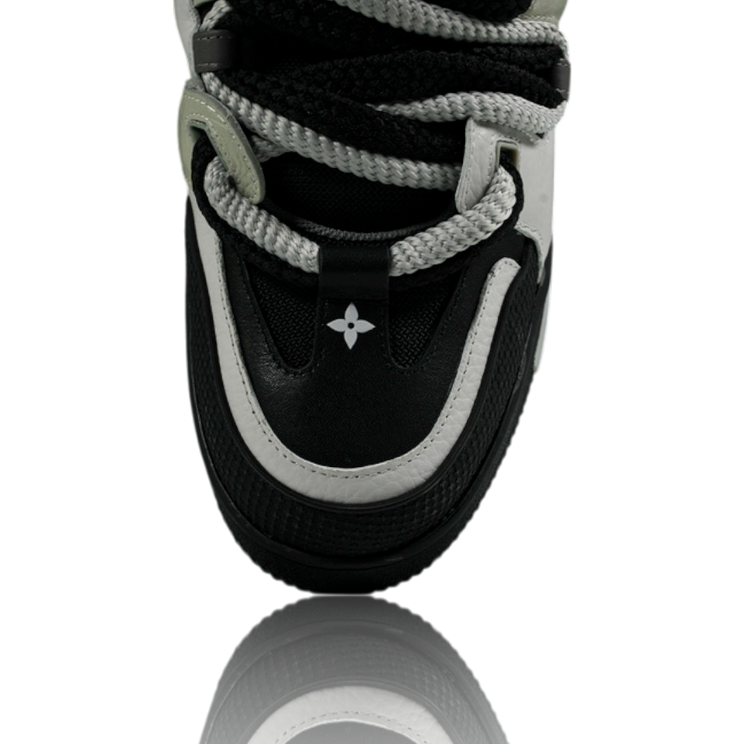 (CLEARANCE) Louis Vuittоп Skate Sneakers by KidSuper 'Black White'
