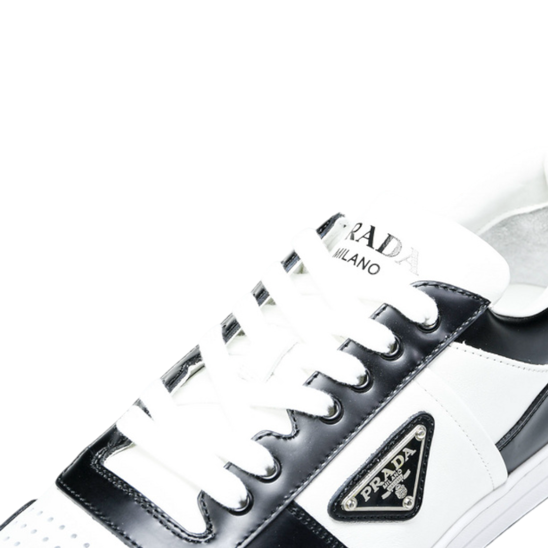 (CLEARANCE) Prada Downtown Sneaker 'Black White'