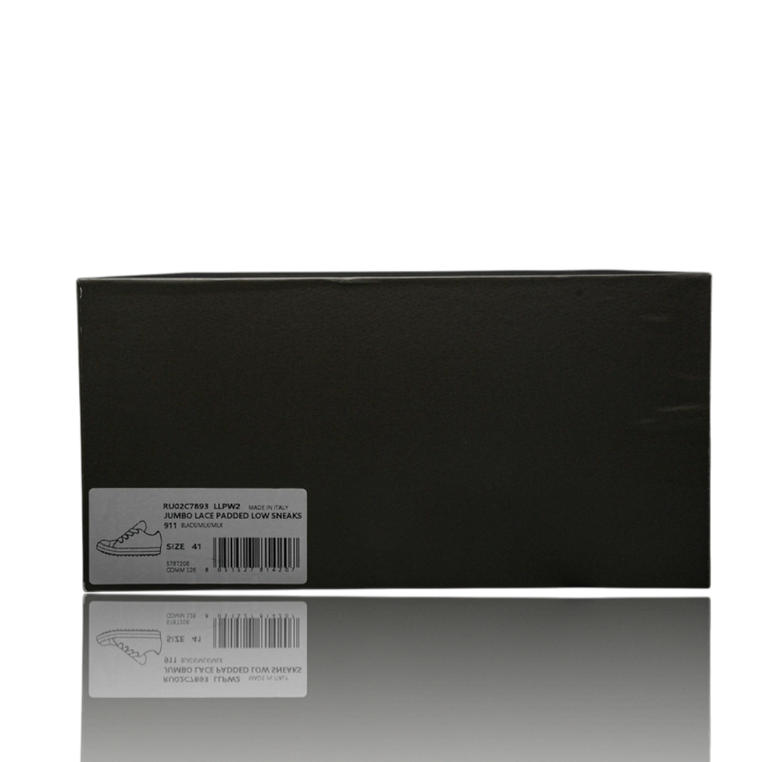 Rick Owens Jumbo Lace Padded Low 'Black Milk'