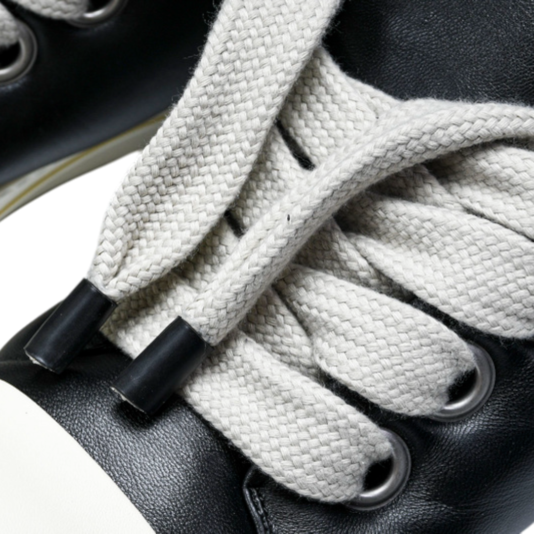 Rick Owens Jumbo Lace Padded Low 'Black Milk'