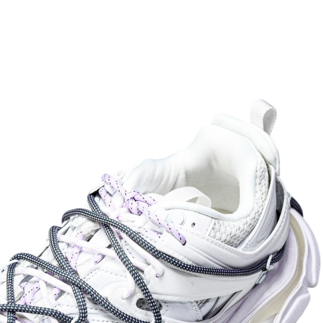 Track Trail Laces 'White Purple'