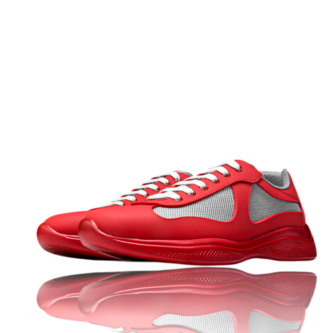 Prada America's Cup Soft Rubber 'Red Grey'