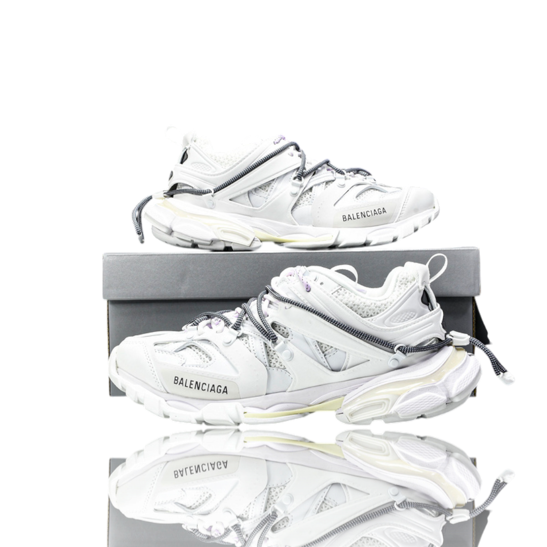 Track Trail Laces 'White Purple'