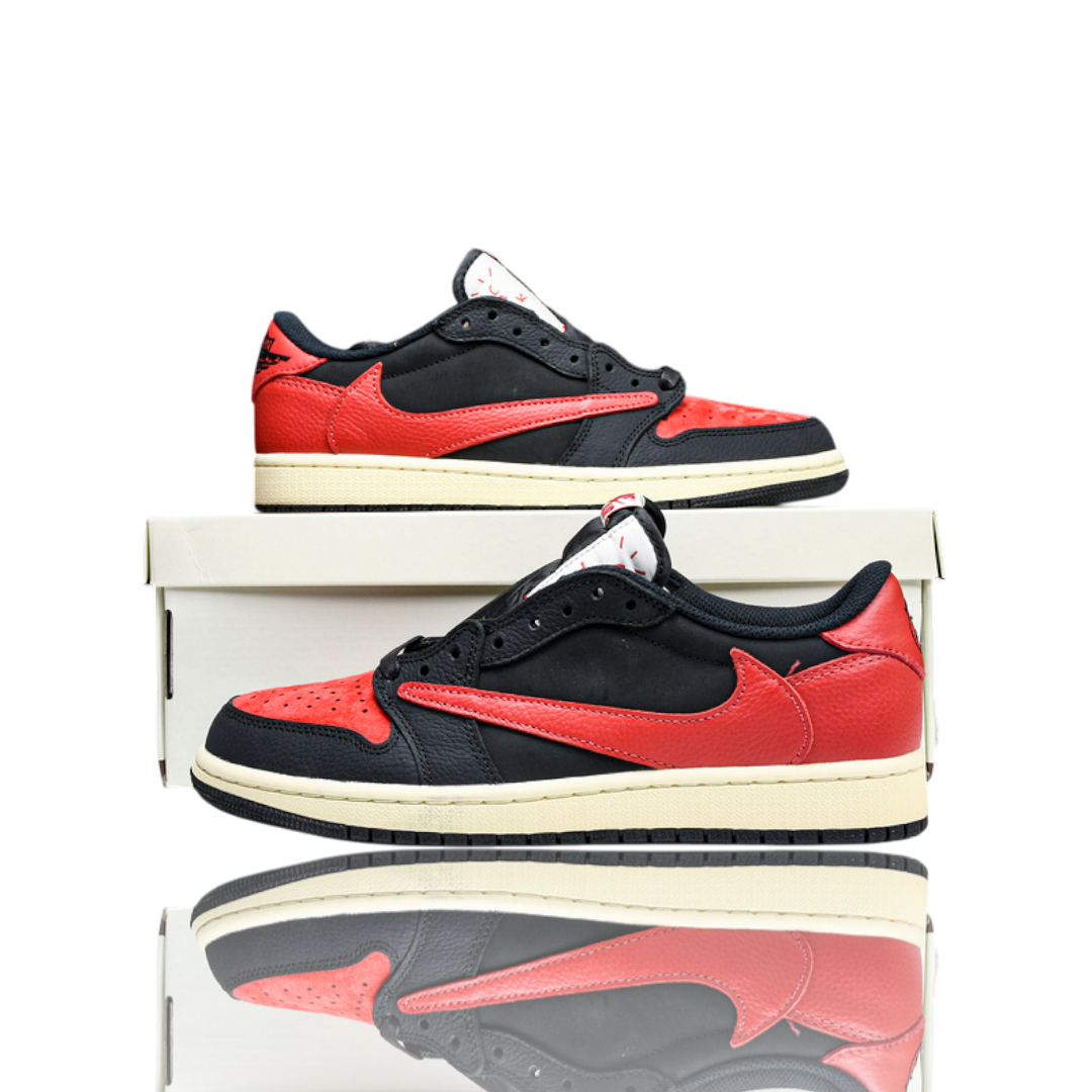 (Unreleased) Travis Scott x AJ1 Retro Low 'Black Red'