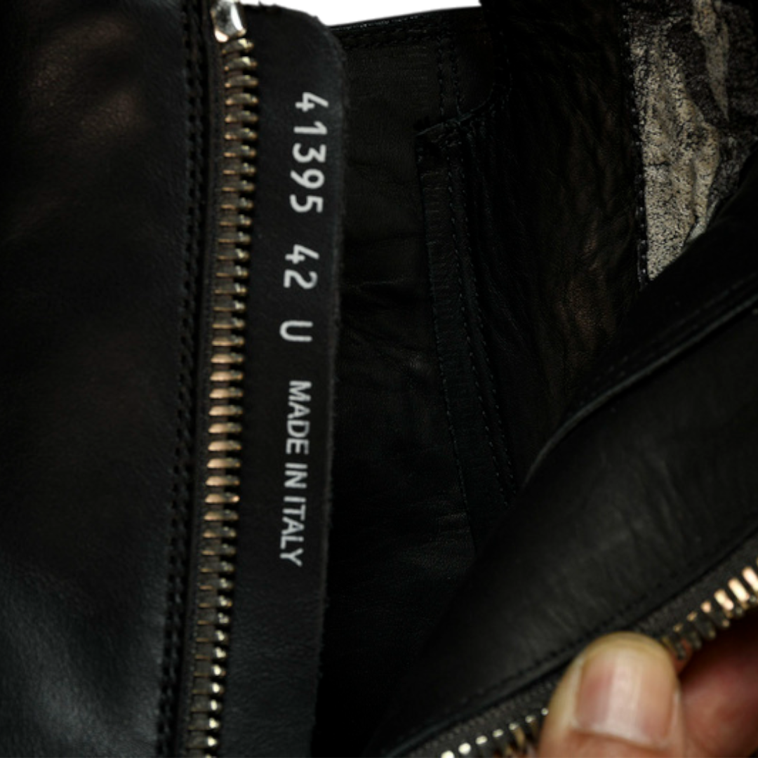 Rick Owens Ramones High EDFU 'Black Milk'