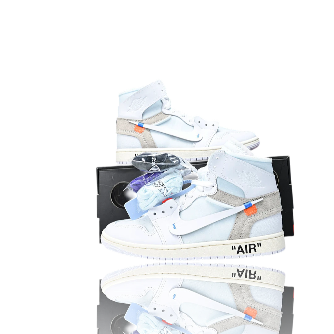 Off-White x AJ1 Retro High 'Alaska'