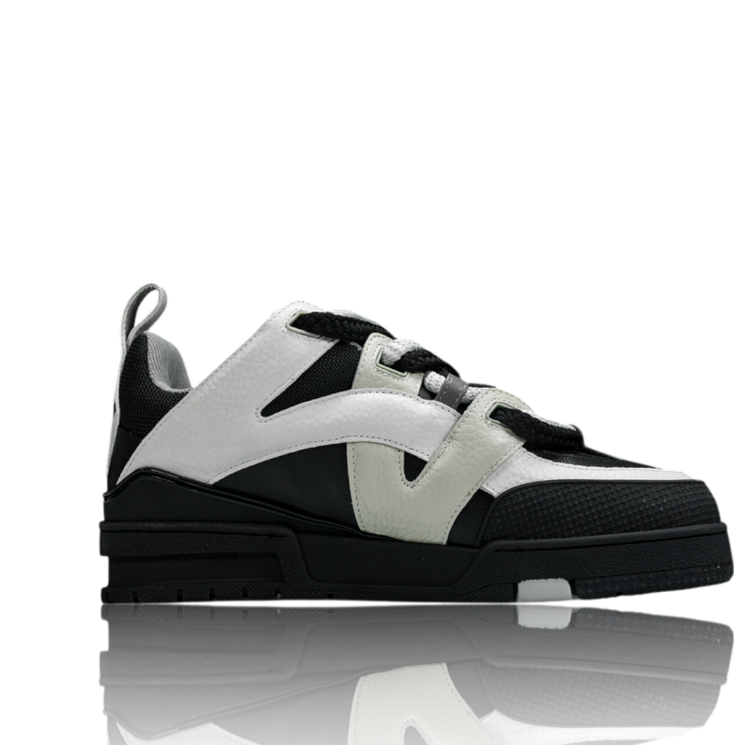 (CLEARANCE) Louis Vuittоп Skate Sneakers by KidSuper 'Black White'