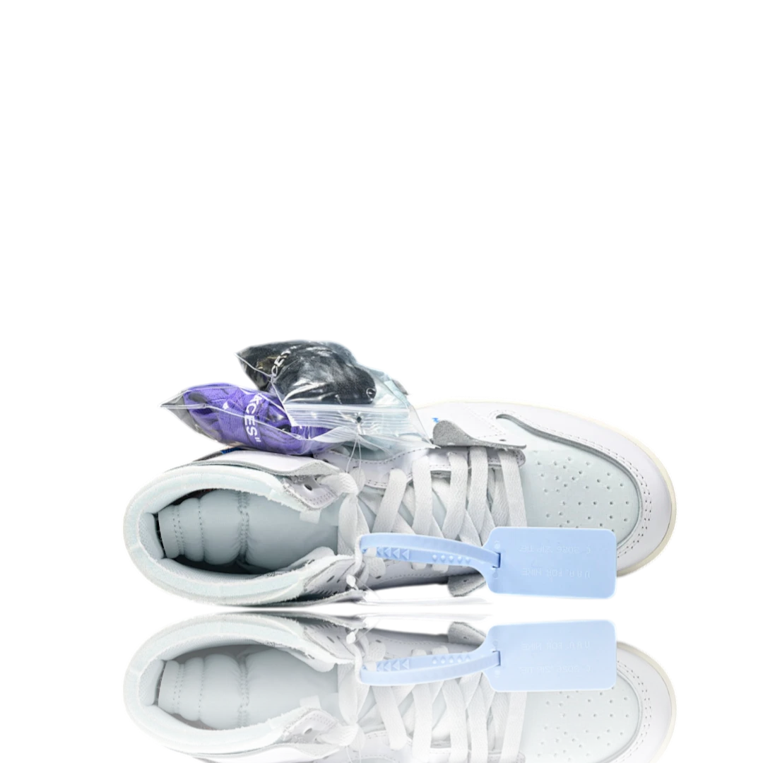 Off-White x AJ1 Retro High 'Alaska'