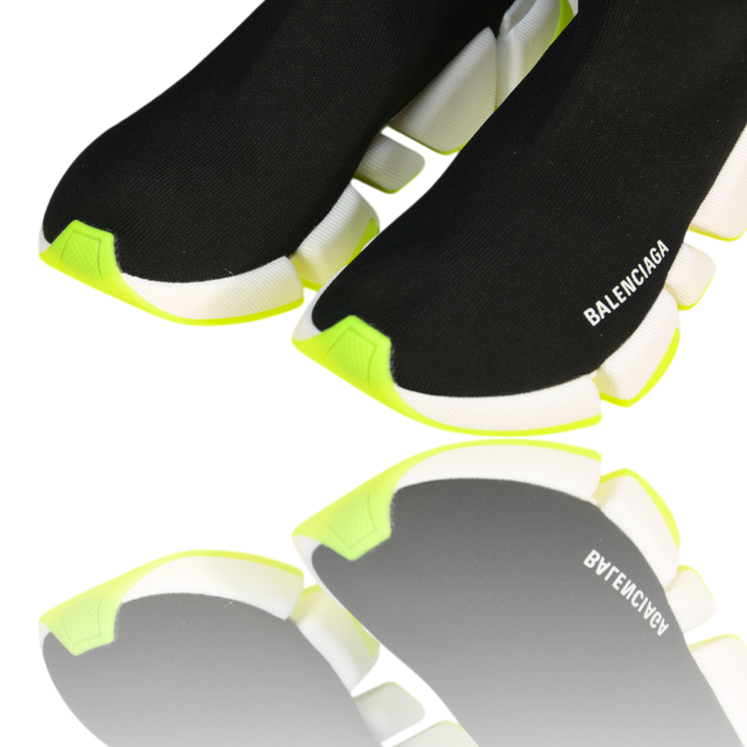 Speed 2.0 Trainers 'Black White Green'