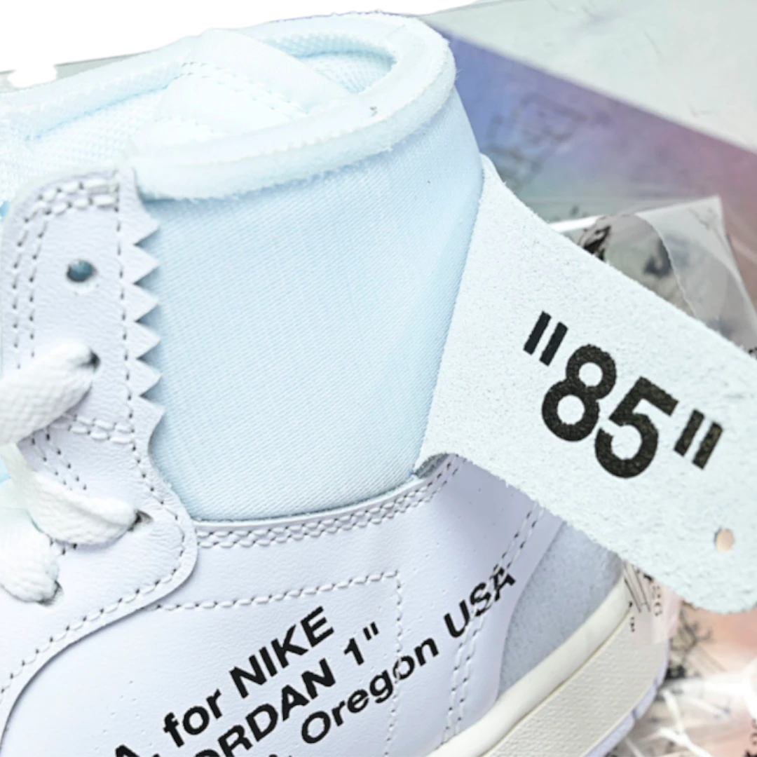 Off-White x AJ1 Retro High 'Alaska'