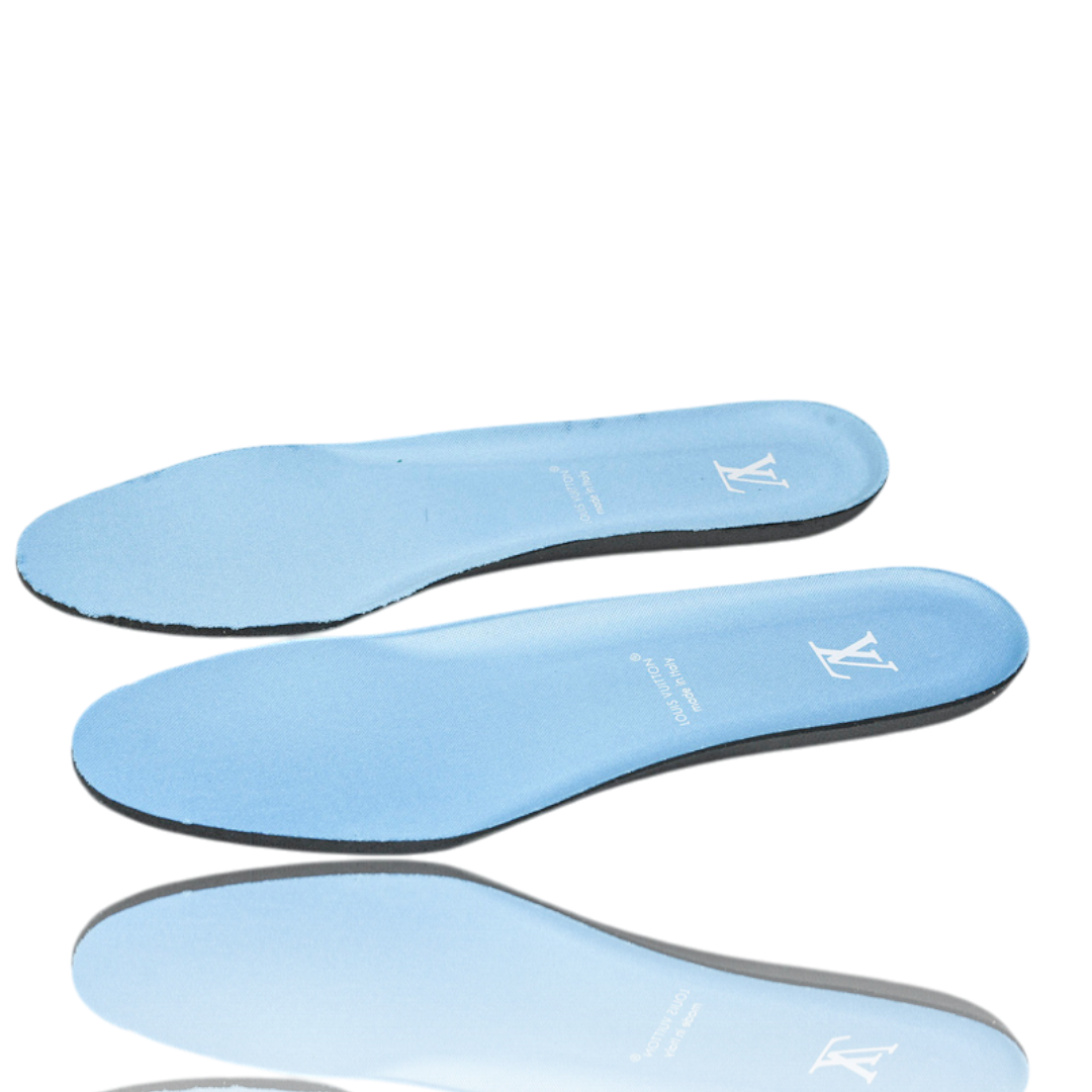Louis Vuittоп Trainer Low 'Monogram Blue Embossed'