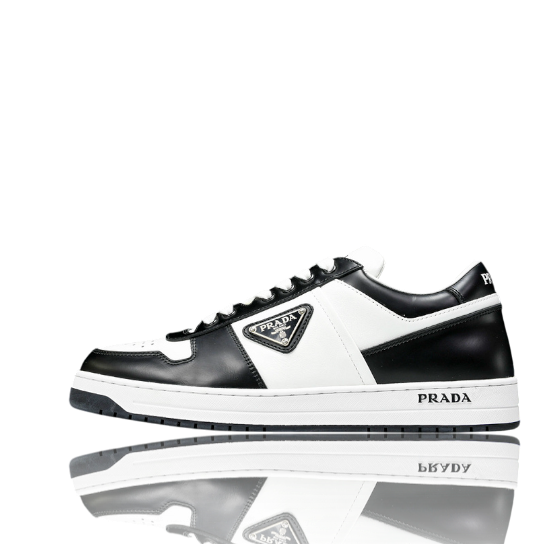 (CLEARANCE) Prada Downtown Sneaker 'Black White'