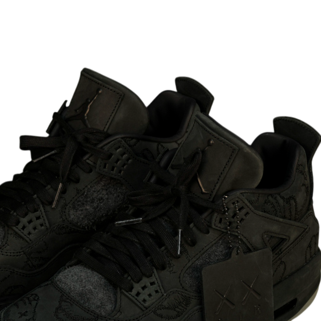(CLEARANCE) KAWS x AJ4 Retro 'Black'