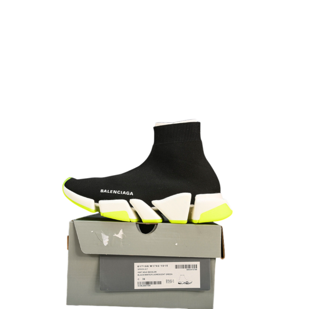Speed 2.0 Trainers 'Black White Green'