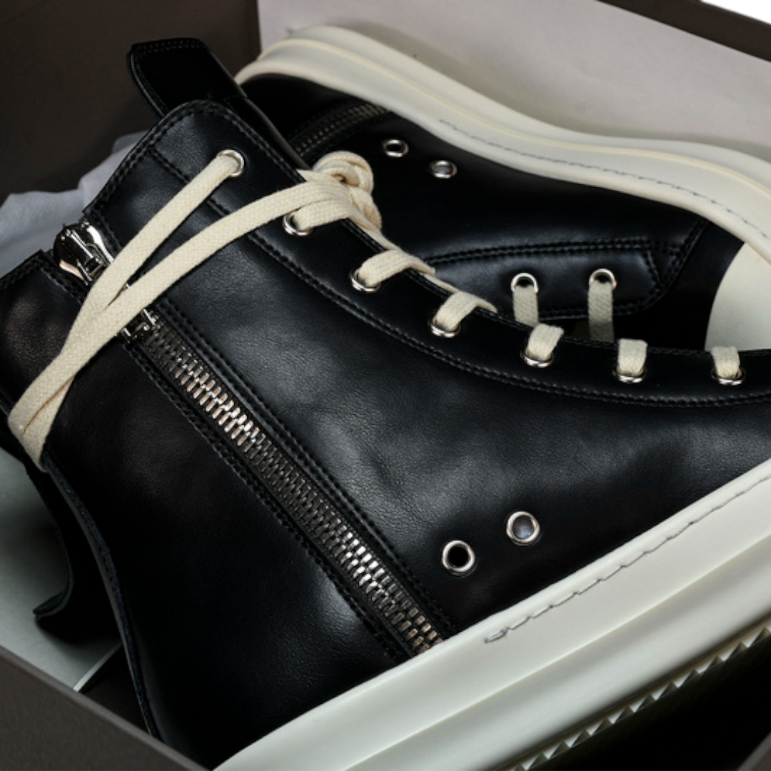 Rick Owens Ramones High EDFU 'Black Milk'