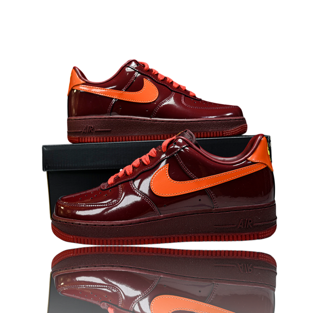 AF1 Patent Leather 'Dark Team Red Safety Orange'