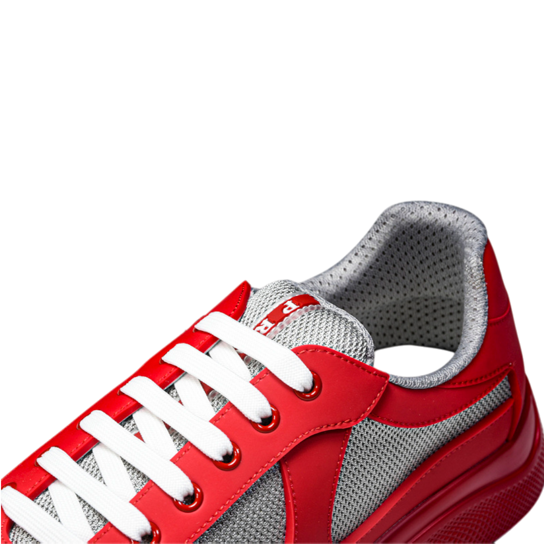 Prada America's Cup Soft Rubber 'Red Grey'