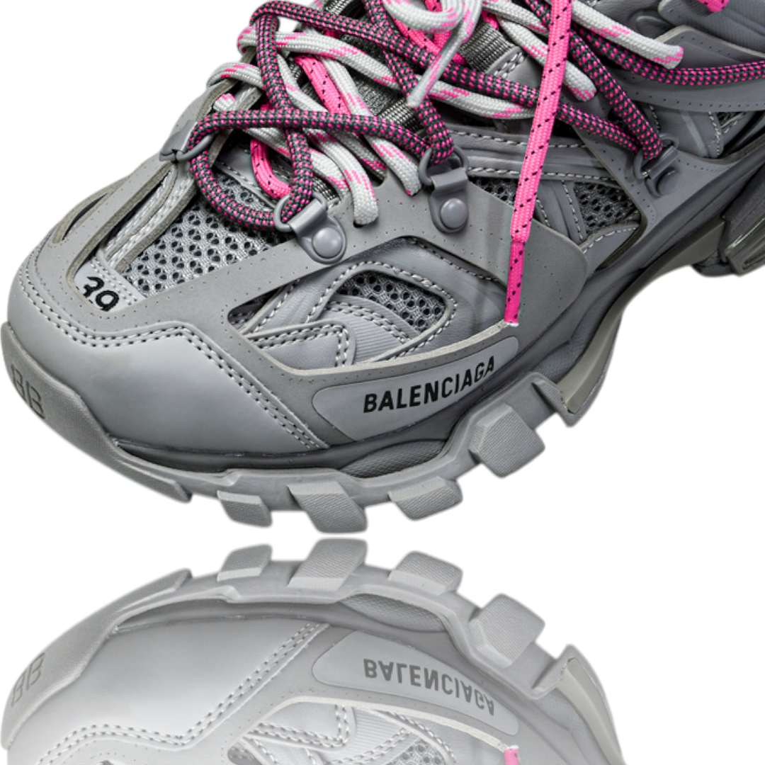 Track Trail Laces 'Grey Pink'