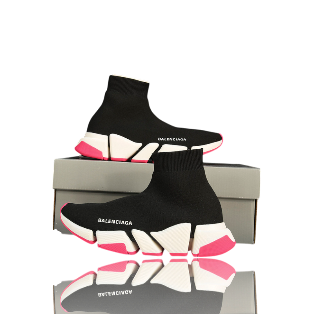 Speed 2.0 Trainers 'Black White Pink'