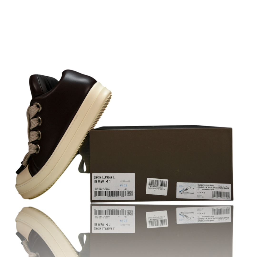 Rick Owens Jumbo Lace Padded Low 'Brown'
