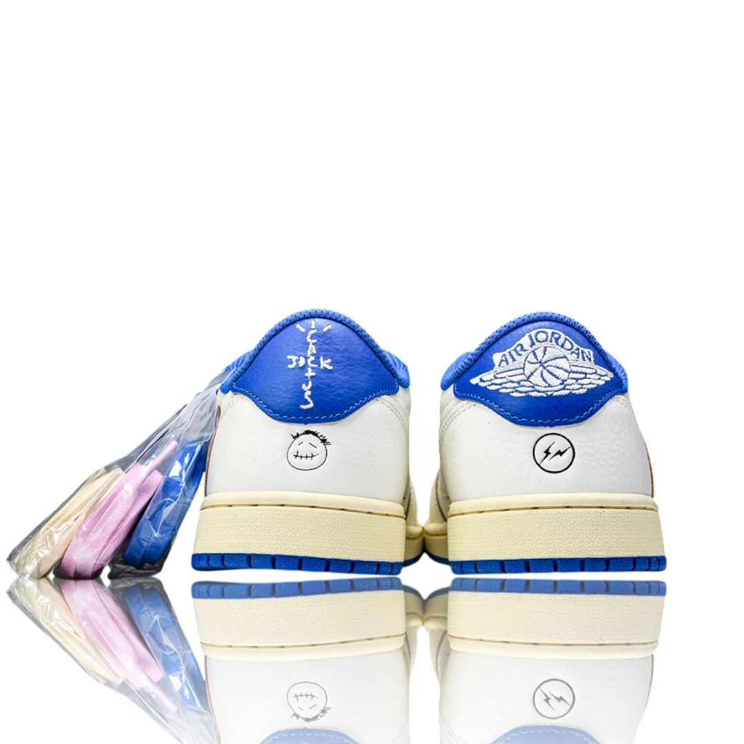 Travis Scott x Fragment AJ1 Low OG 'Sail Military Blue'