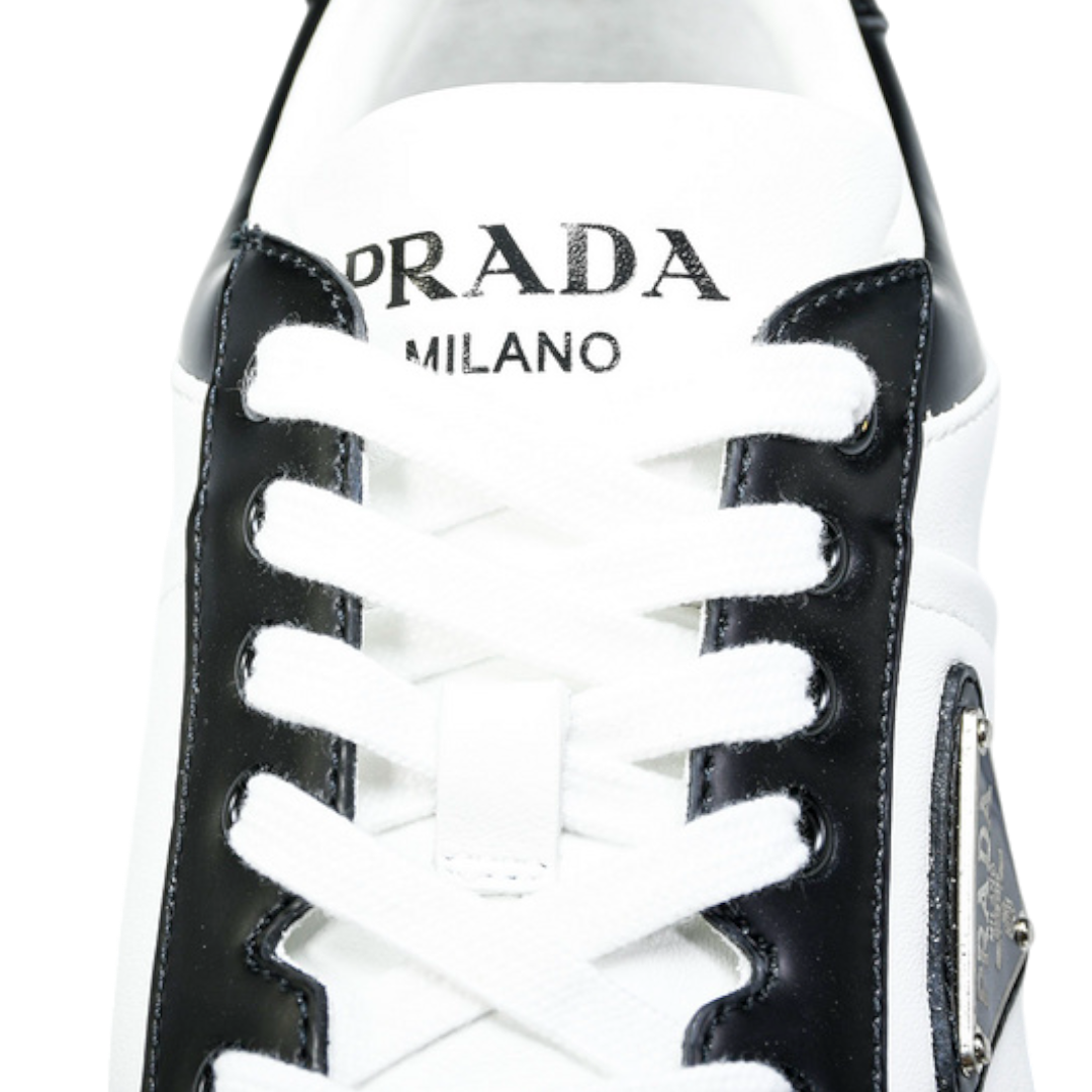 (CLEARANCE) Prada Downtown Sneaker 'Black White'