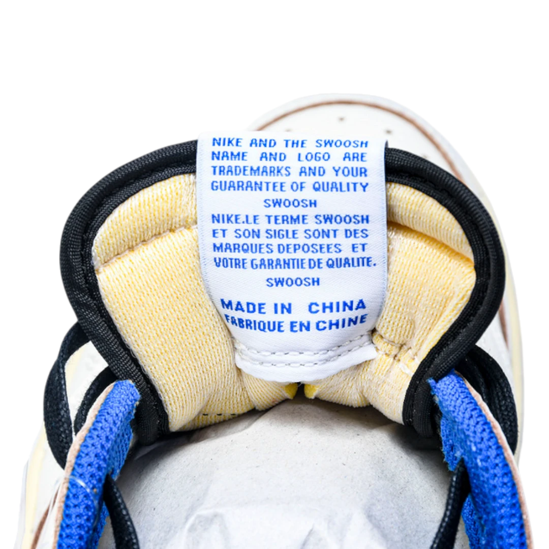 Travis Scott x Fragment AJ1 Low OG 'Sail Military Blue'