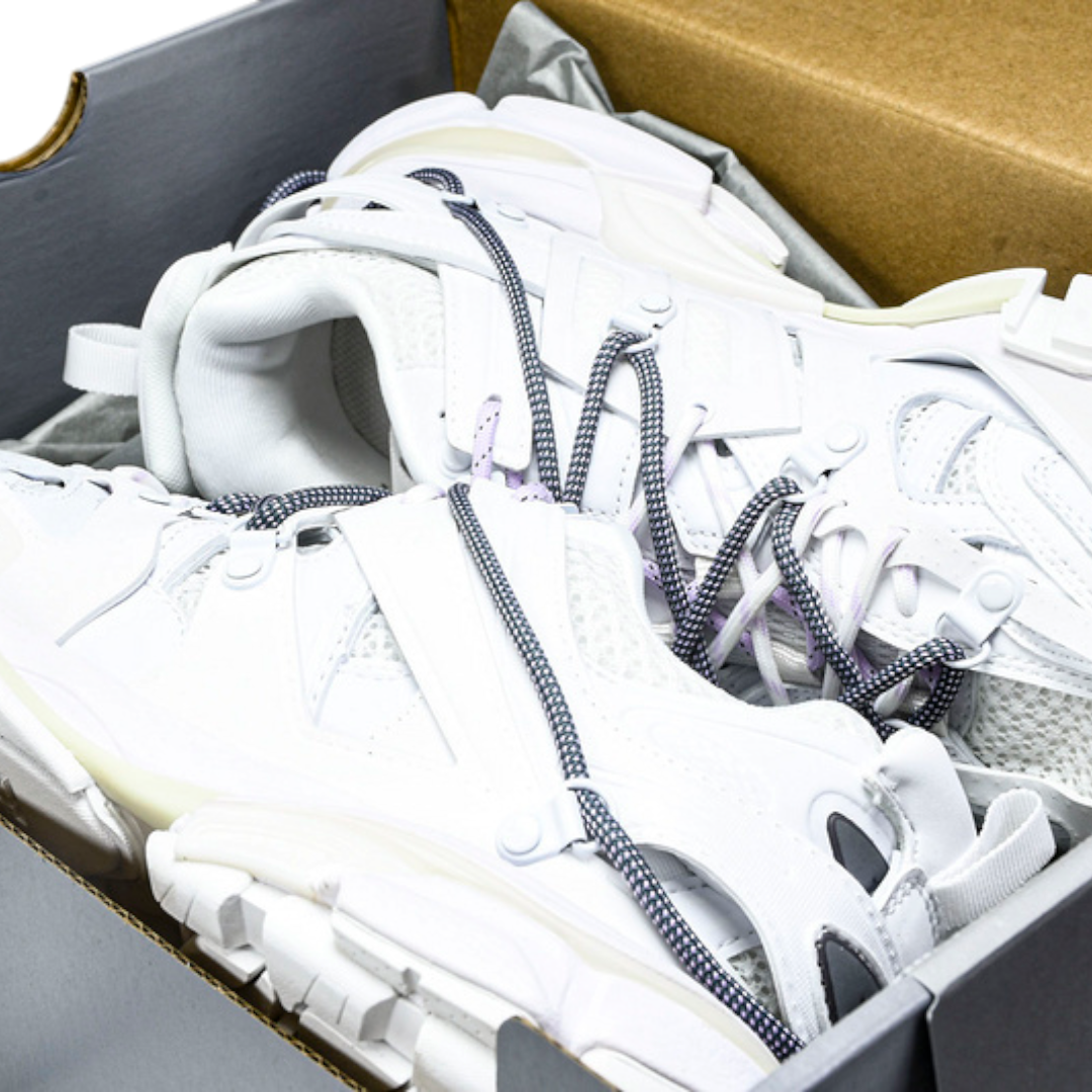Track Trail Laces 'White Purple'