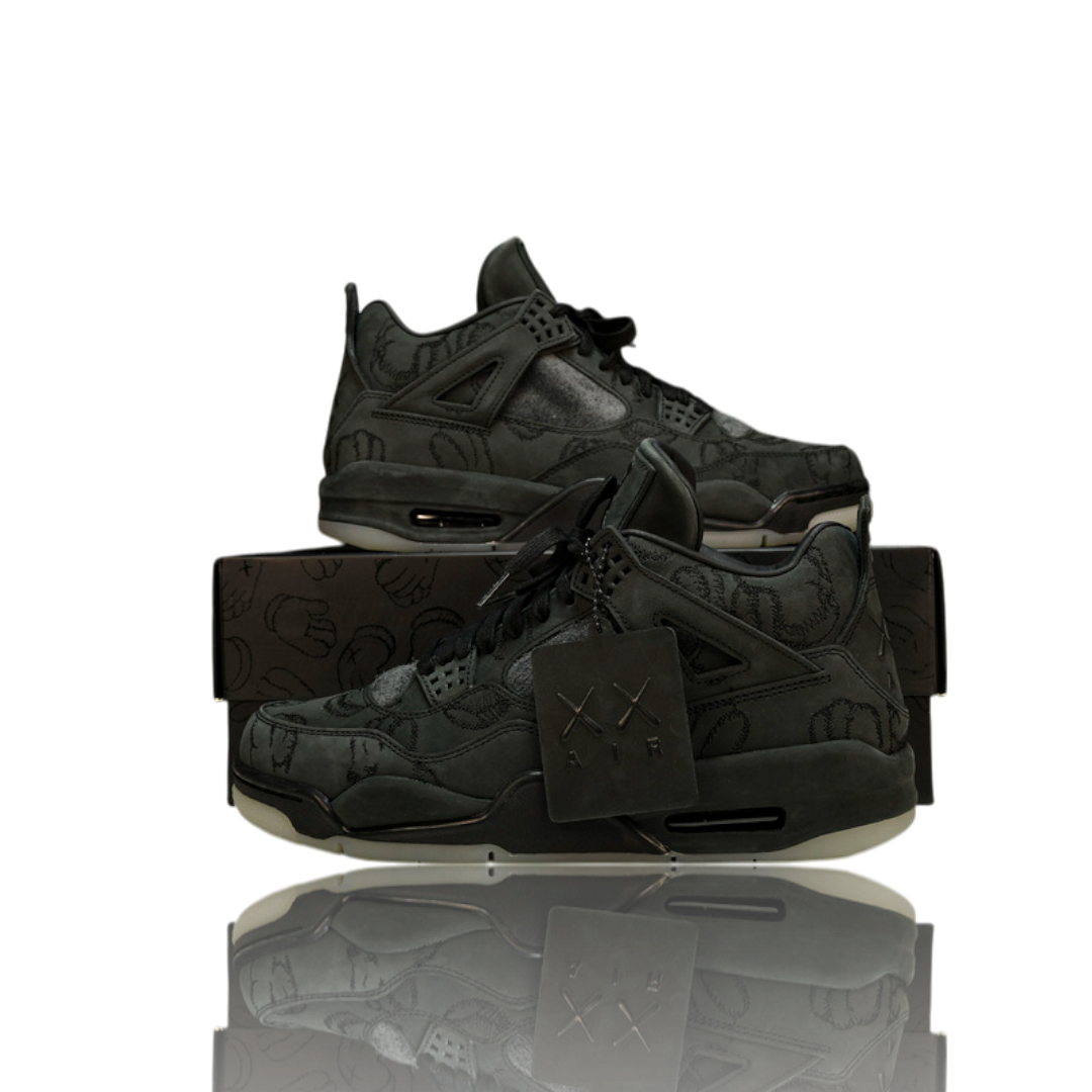 (CLEARANCE) KAWS x AJ4 Retro 'Black'