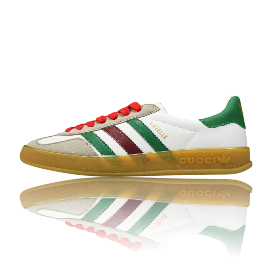 Guссi x Gazelle 'White Green Red'