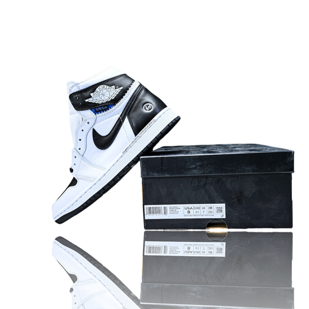 Fragment Design x Union LA x AJ1 Retro High 'White Black'