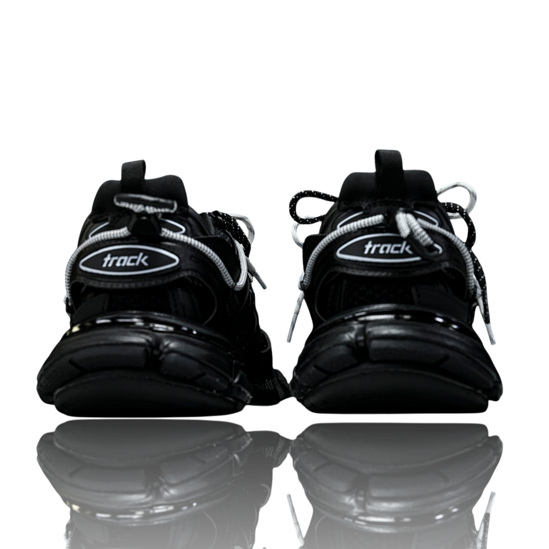Track Trail Laces 'Black White'
