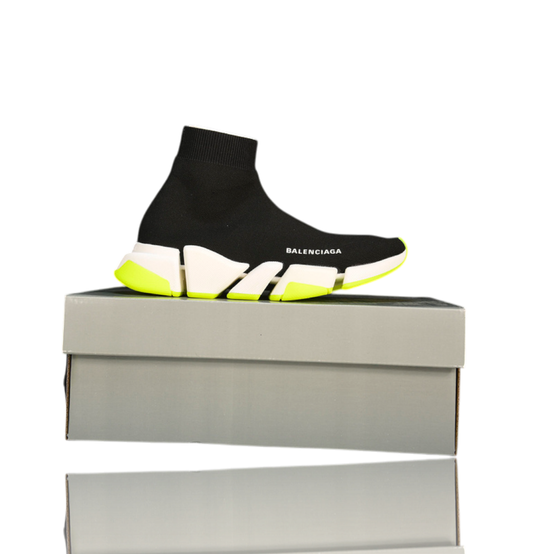 Speed 2.0 Trainers 'Black White Green'