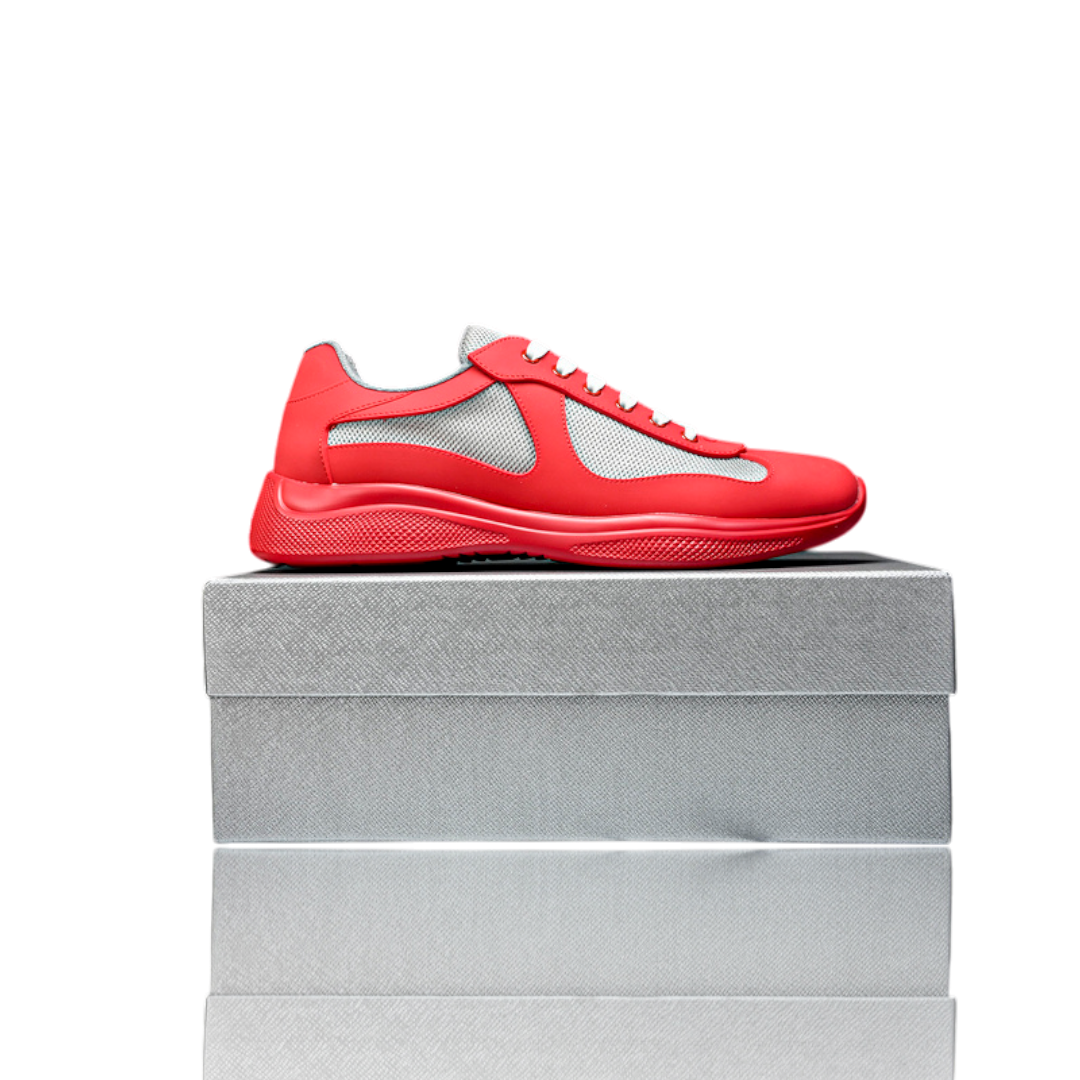 Prada America's Cup Soft Rubber 'Red Grey'