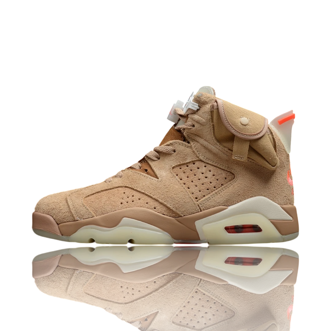 Travis Scott x AJ6 Retro 'British Khaki'