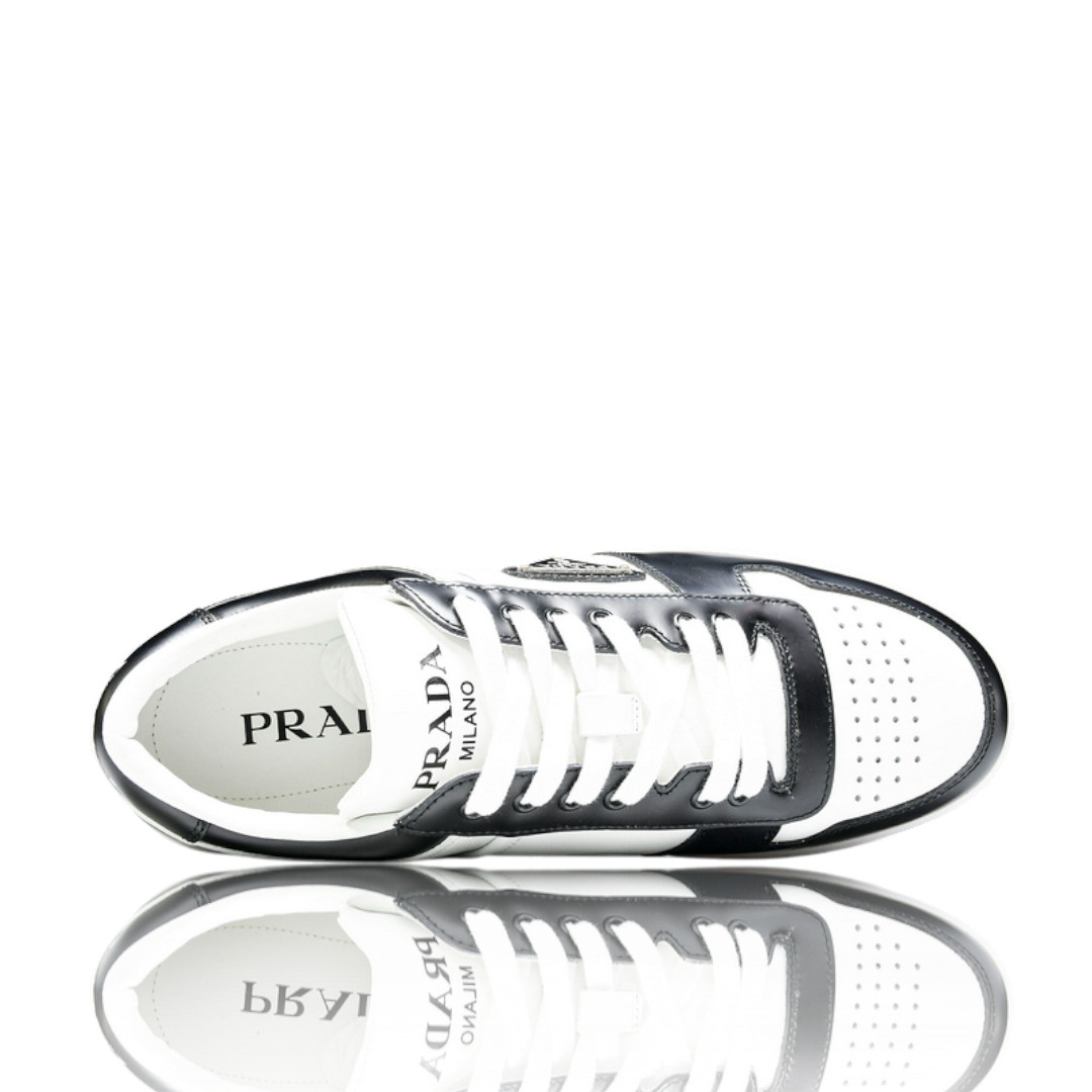 (CLEARANCE) Prada Downtown Sneaker 'Black White'