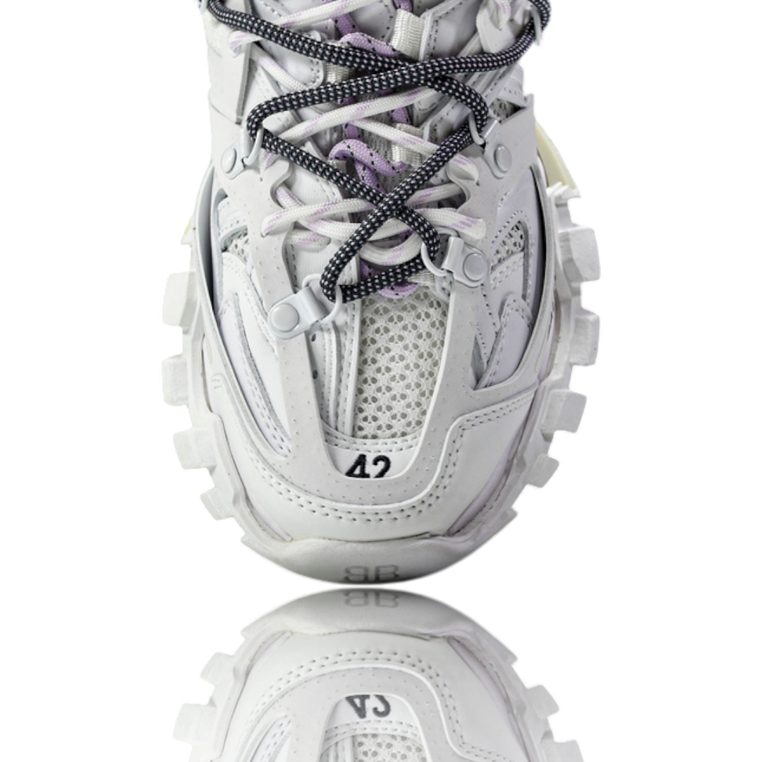 Track Trail Laces 'White Purple'