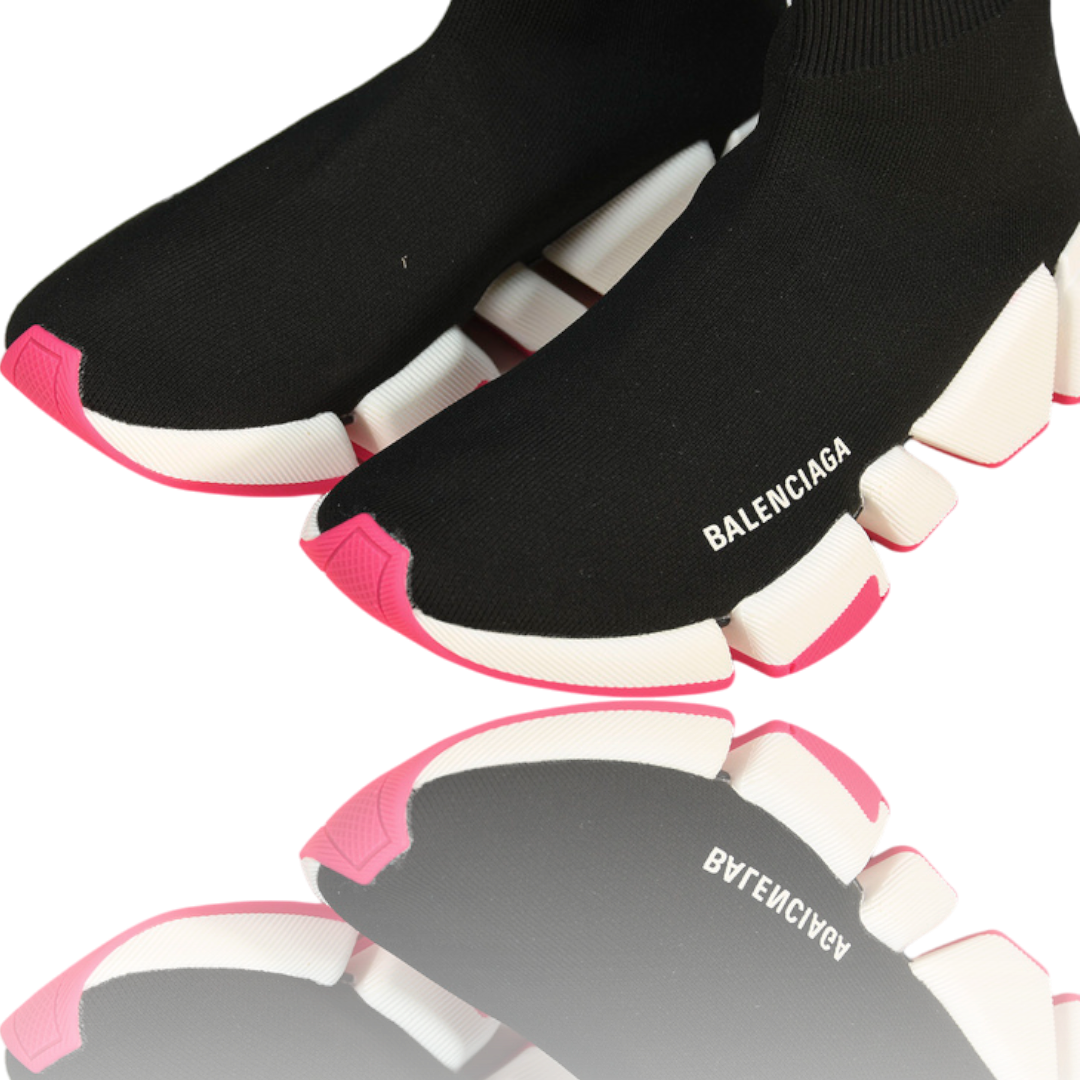 Speed 2.0 Trainers 'Black White Pink'