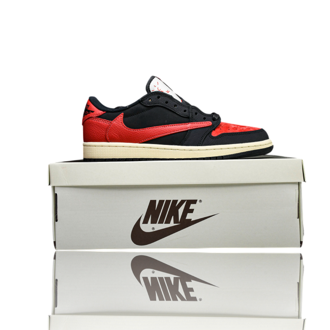 (Unreleased) Travis Scott x AJ1 Retro Low 'Black Red'
