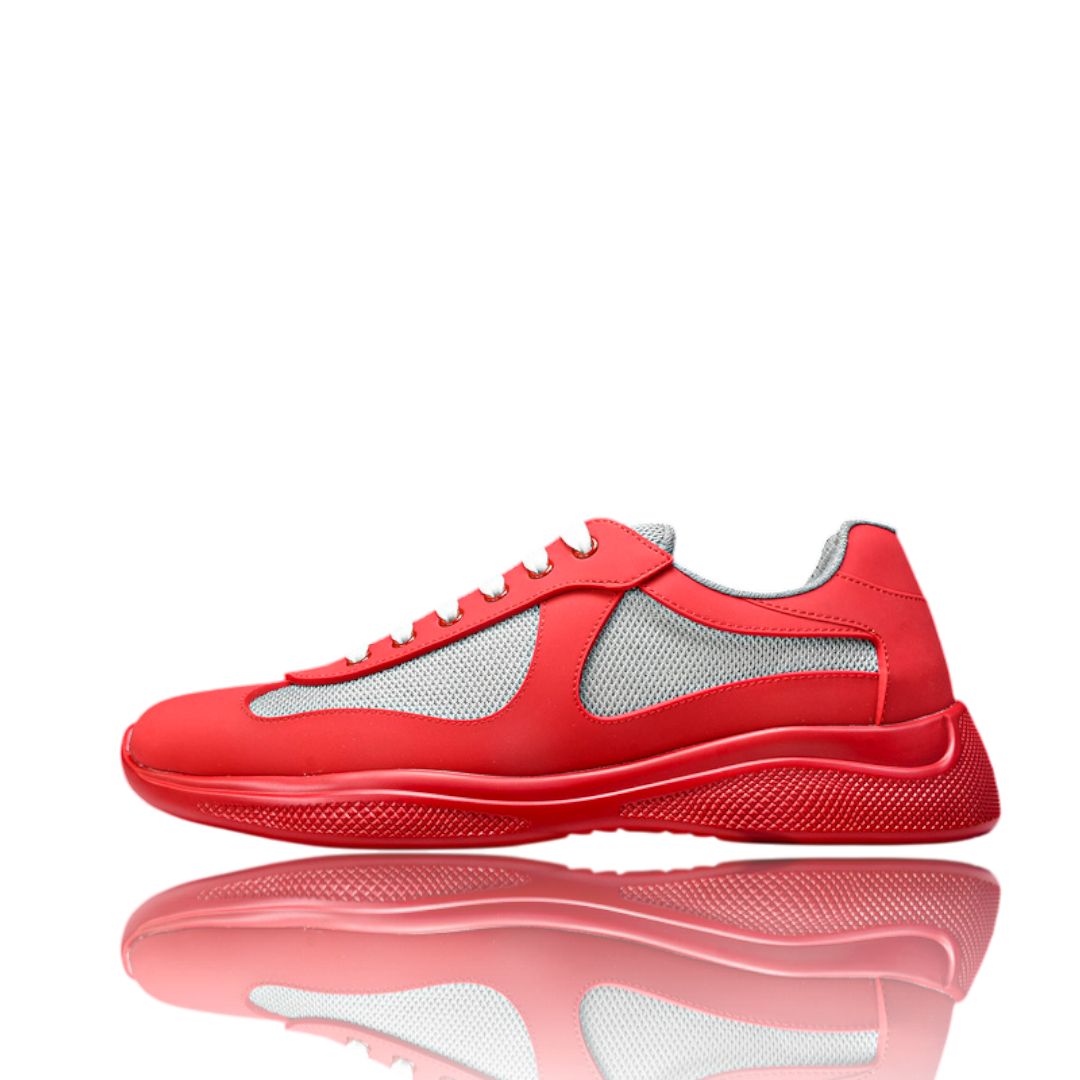 Prada America's Cup Soft Rubber 'Red Grey'