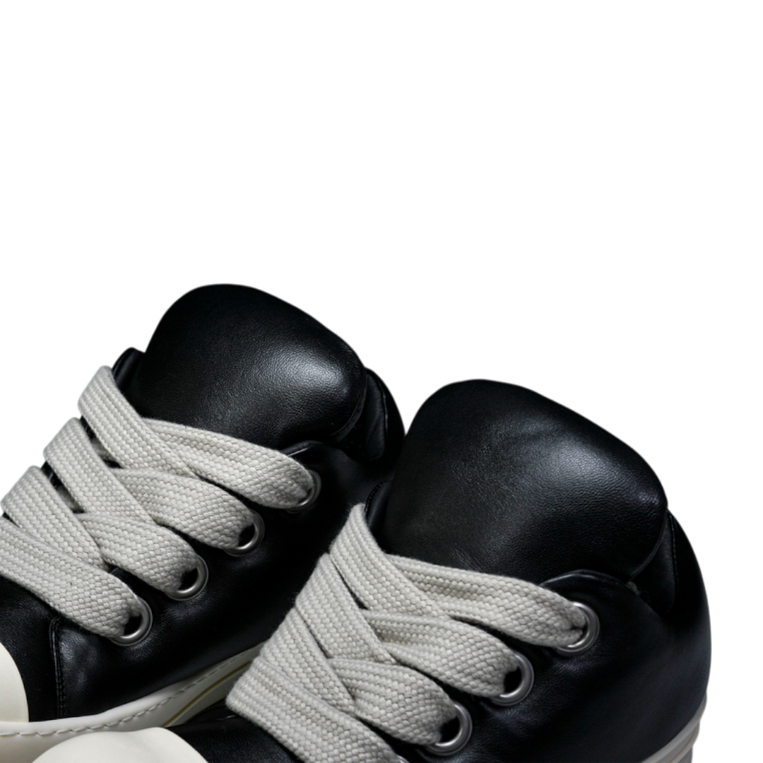 Rick Owens Jumbo Lace Padded Low 'Black Milk'