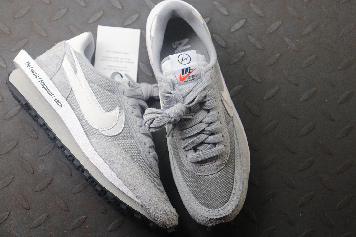 (CLEARANCE) Fragment x Sacai x LD Waffle 'Light Smoke Grey'