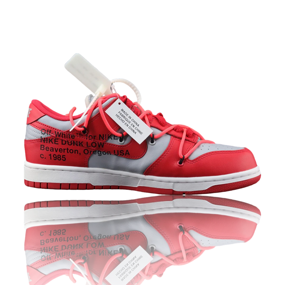 Off-White x SB Dnk Low 'University Red'