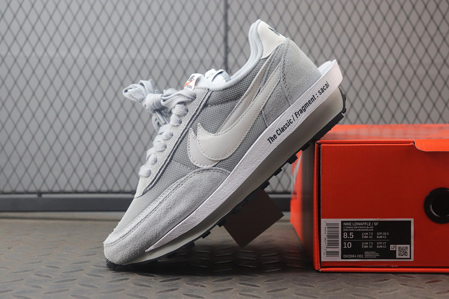 Fragment x Sacai x LD Waffle 'Light Smoke Grey'